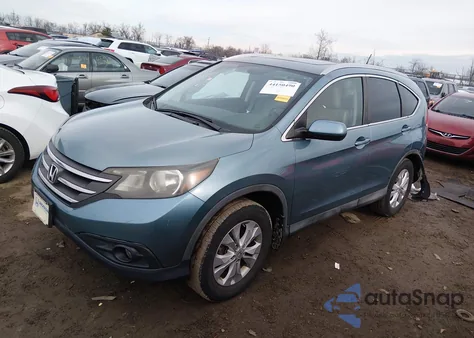 2013 Honda Cr-V Ex-L from USA, damaged, VIN 2HKRM4H76DH689751